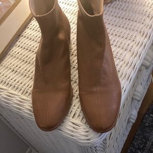 Anthropologie leather ankle boot